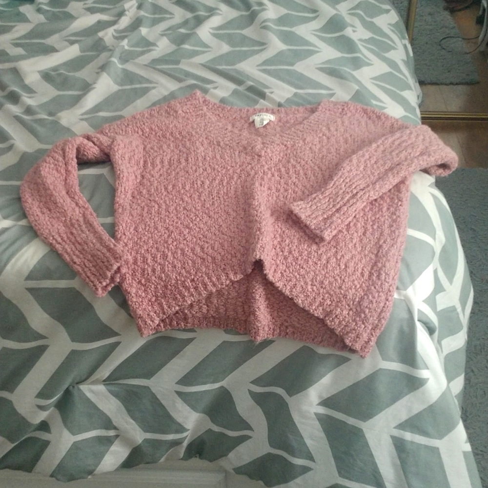 Pink sweater
